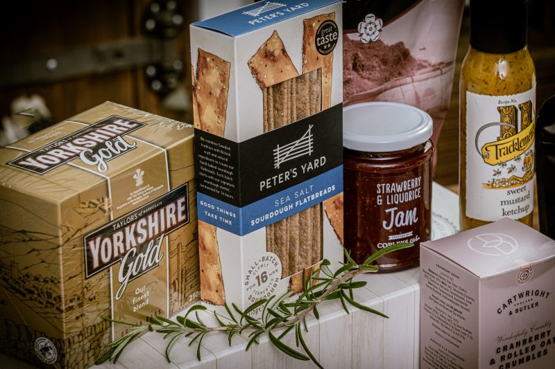 Some of the products found in the Copleys Classic Hamper.