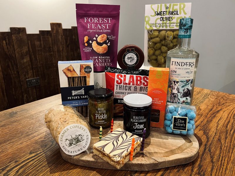 Products included in the Birthday Gin Hamper
